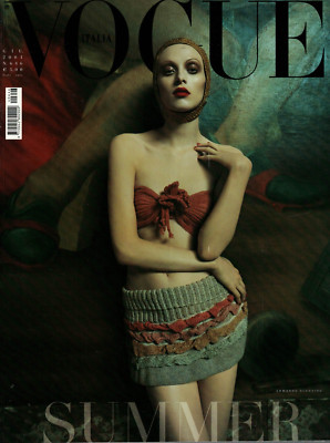 Vogue Magazine Italy June 2004 June Karen Elson Bruce Weber Jessica Stam 646