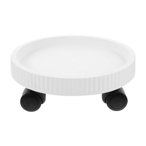Zeroupshop Plateau Carré Pour Pot De Fleurs Avec Roues – Support Mobile Robuste Résistant Aux Intempéries – Idéal Plantes Lourdes Extérieur/Intérieur – Pas De Montage
