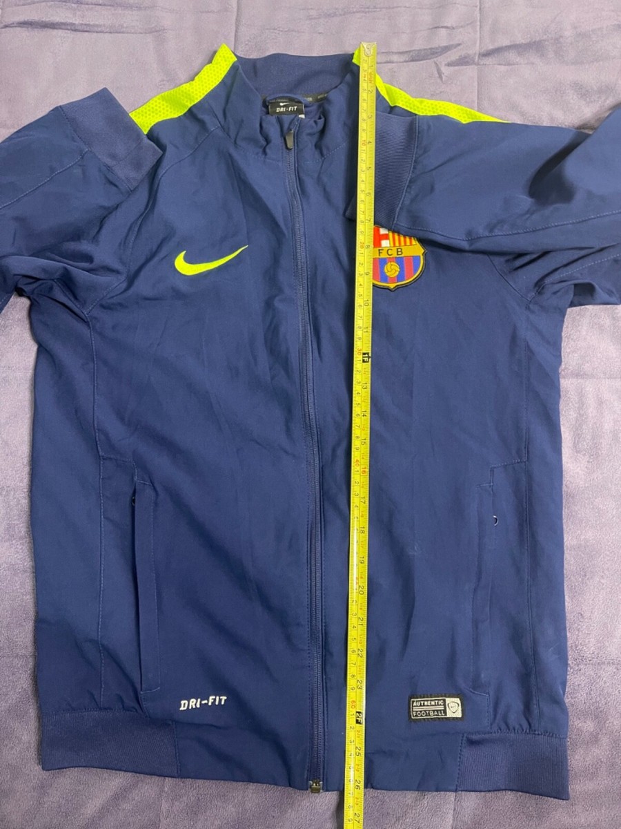 FC BARCELONA FOOTBALL BLUE JACKET ORIGINAL NIKE 610450-421 FC BARCELONA FOOTBALL BLUE JACKET ORIGINAL NIKE 610450-421