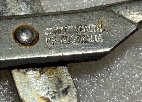 Vintage German Scissors Two Palms Commonwealth of Australia Stamped - Picture 5 of 7