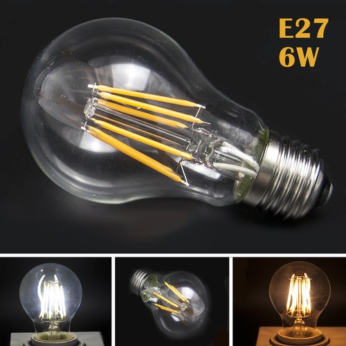 Dimmable E27 B22 E14 2/4/6/8/12W LED Edison Retro Filament Light Lamp Bulb - Picture 14 of 34