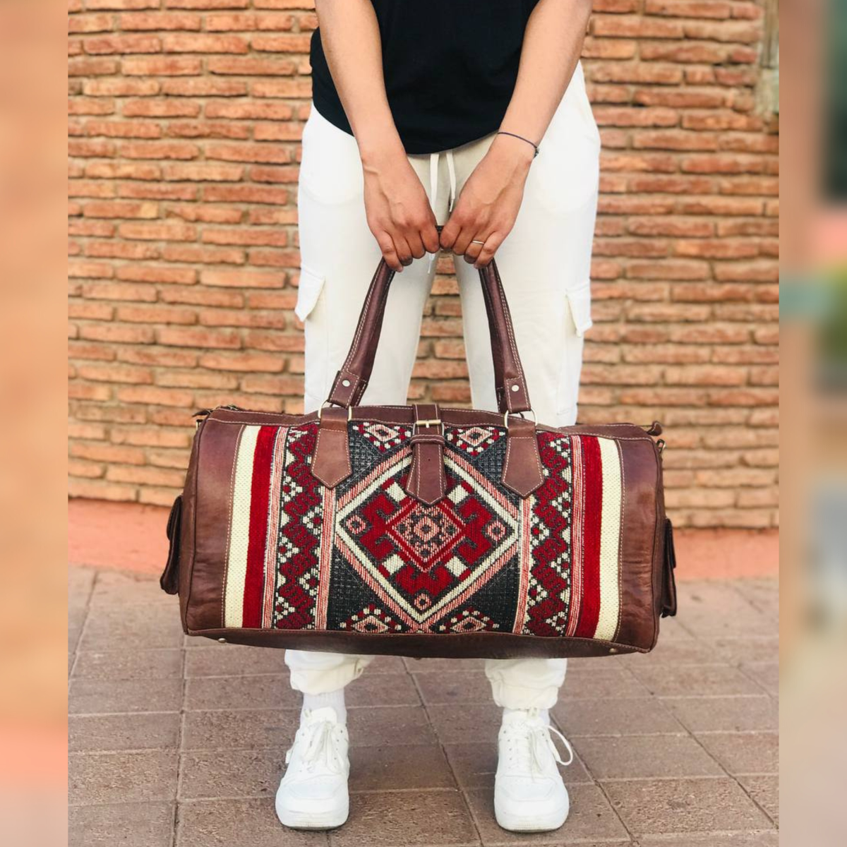 Kilim Travel Bag, carpet bag, Weekender Bag for Woman, weekend bag