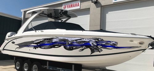 3D Dragons Boat Wrap, Lizard Jet ski Decals, Dragon Boat Vinyl Side Sticker - Picture 4 of 10