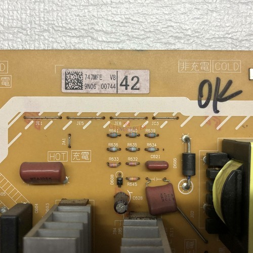 1PC USED NPX747MF-1A Power Board ETX2MM747MF Panasonic TH-P42S10C - Picture 2 of 3