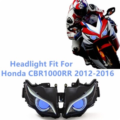 KT LED Headlight Assembly For Honda CBR1000RR 2012-2016 Blue Eagle