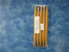 DOUBLE POINT  WOOD 5" KNITTING NEEDLE SIZE 9 NIP H