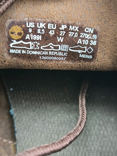 Timberland 2 Eye Brown Deck Shoes UK 9 - Picture 7 of 7