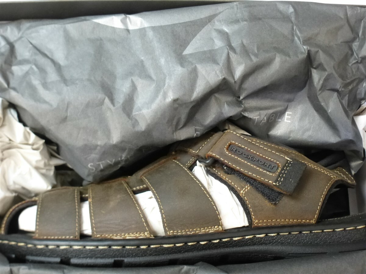 Sandalias Rockport H80310 Darwyn pescadores nos Marrón 11 W para hombre Sandalias Rockport H80310 Darwyn pescadores nos Marrón 11 W para hombre