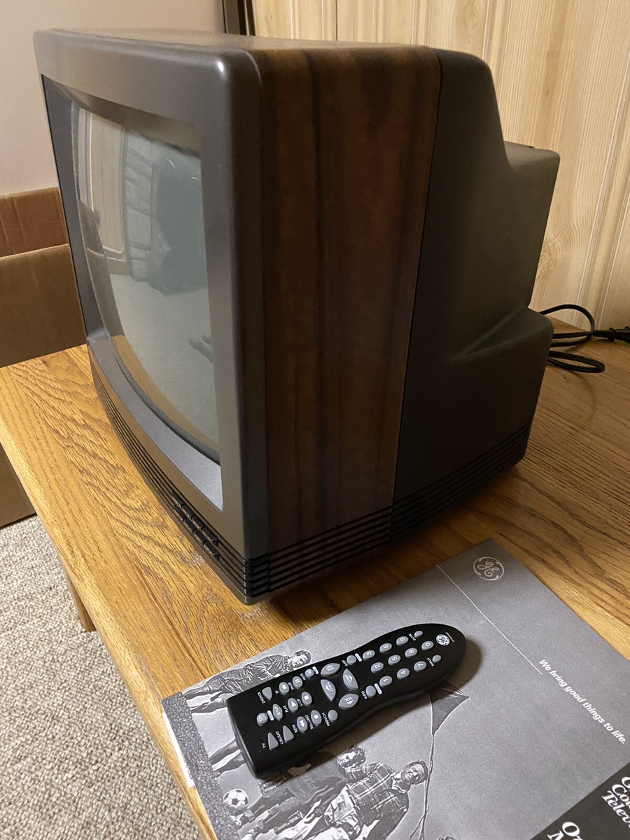 working GE “woodgrain” “color 13” 1989 tube tv CERTIFIED working GE “woodgrain” “color 13” 1989 tube tv CERTIFIED