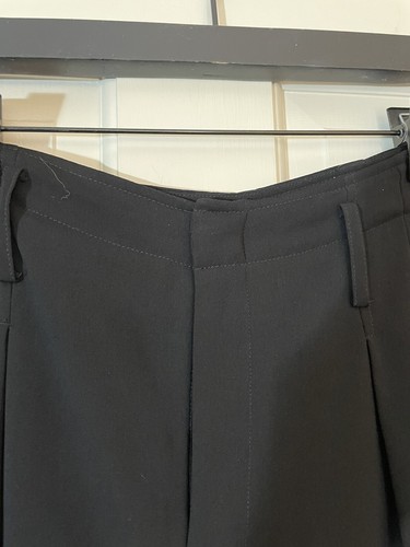 ADRIANNA PAPELL WOMENS BLACK WIDE LEG CROPPED PANTS - SIZE 4 - Foto 3 di 10