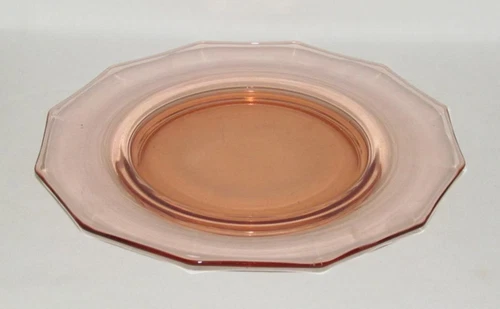 Depression Glass Pink DODECAGON (12-Sided) Luncheon Plate