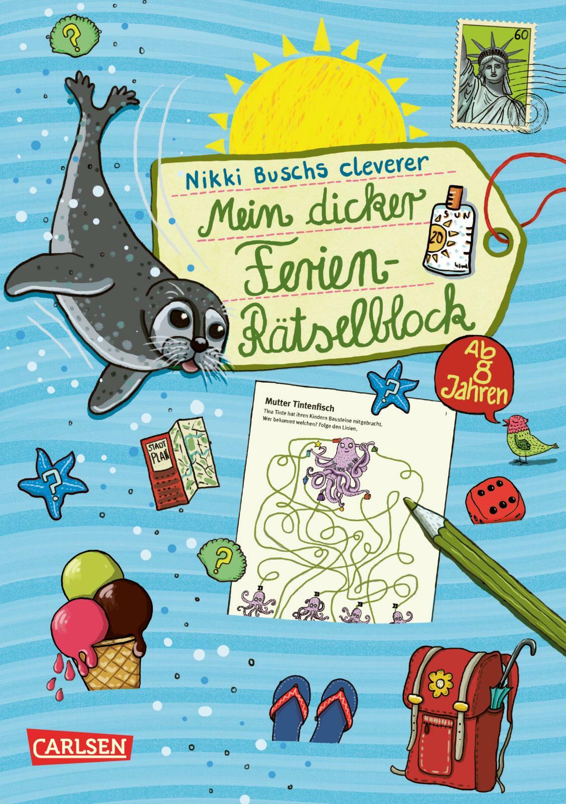 Thumbnail - Nikki Busch; Christiane Hahn / Mein Dicker Ferien-rätselblock