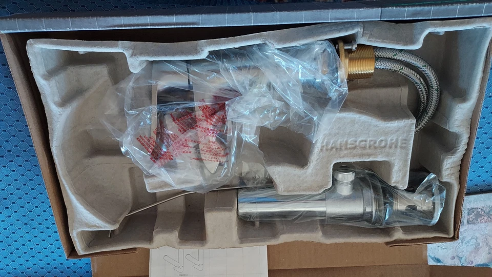 nuevo grifo hansgrohe lav 31088821 níquel cepillado Foto 2 de 3