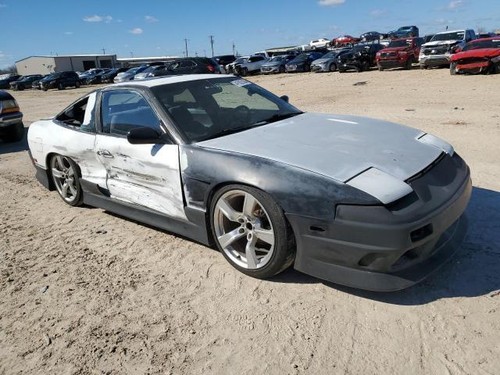 1989-1993 Nissan 240sx S13 White Driver Left Front Door Shell - Picture 10 of 12