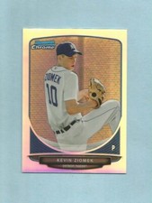 2013 Bowman Chrome Baseball MINI REFRACTOR Kevin Ziomek #105 058/125 **2