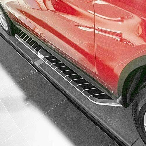 2Pcs Fixed Running Board Nerf Bar Side Step for Rivian R1T R1S 2022 2023 2024 - Imagen 4 de 4