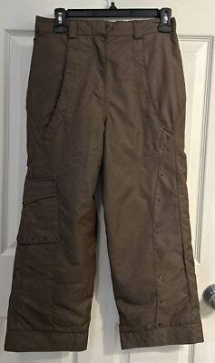Obermeyer Girls Smarty Pant Brown Ski Pants Preschool Size 8 