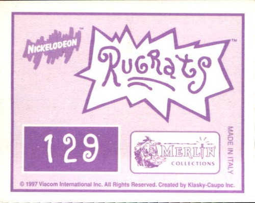 Rugrats Nickelodeon Stickers Card YOU PICK 1997 Merlin Sticker Book Like Panini - Picture 259 of 349