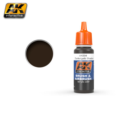 AK interactive 004 - Dunkelgelb Shadow - 17 ml / 1 Ltr = 152,35  