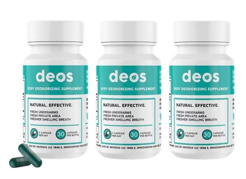 1-5x DEOS Internal Deodorant Supplement - Ganzkörper Deodorizer - (30 Kapseln) Hot - Bild 9 von 12