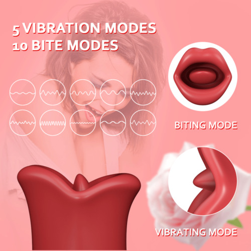 Vibrador para mujeres parejas lamer clítoris lengua chupar pezón lamer masajeador - Imagen 5 de 15