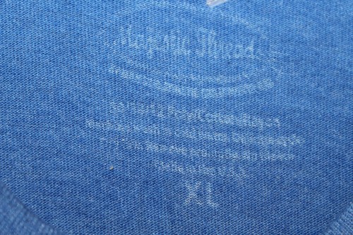 Chicago Cubs Shirt Men XL Majestic Threads Distressed Throwback Retro Logo MLB - Picture 3 of 3