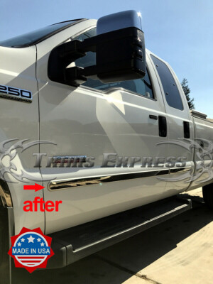 2005-2007 F-250/Super Duty Crew Cab Body Side Molding Trim