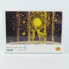 Deer In the Forest 1000 Piece Puzzle Mini Jigsaw Puzzle Toy Town