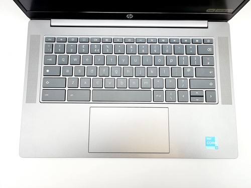 Student Laptop HP Chromebook Plus 14" 14A-NF Glacier Silver Grade A - Picture 2 of 12