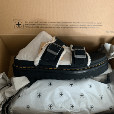 Dr. Martens | Myles Faux Fur Platform Sandals | eBay display picture 1