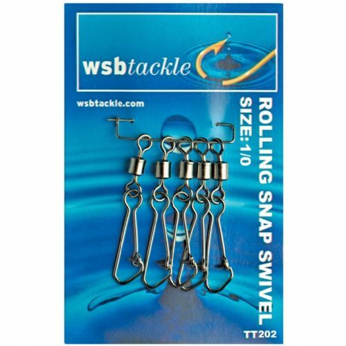 WSB Tackle Fishing Swivels Rolling Snap Swivel 5 pk Choice of Size TRACKED POST - Bild 2 von 5