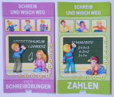&Uuml;bungshefte Erste Schreib&uuml;bungen + Zahlen Schreib und wisch weg
