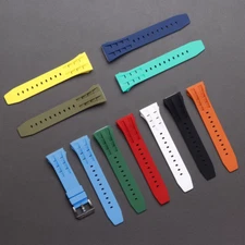 FKM Rubber Watch Band Strap Fits TSAR BOMBA TB8204 TB8206 TB8207 TB8208 TB8209