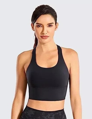 CRZ YOGA Yoga Bra, Wirefree Padded Workout Sports Bra, H172 - Picture 8 of 29