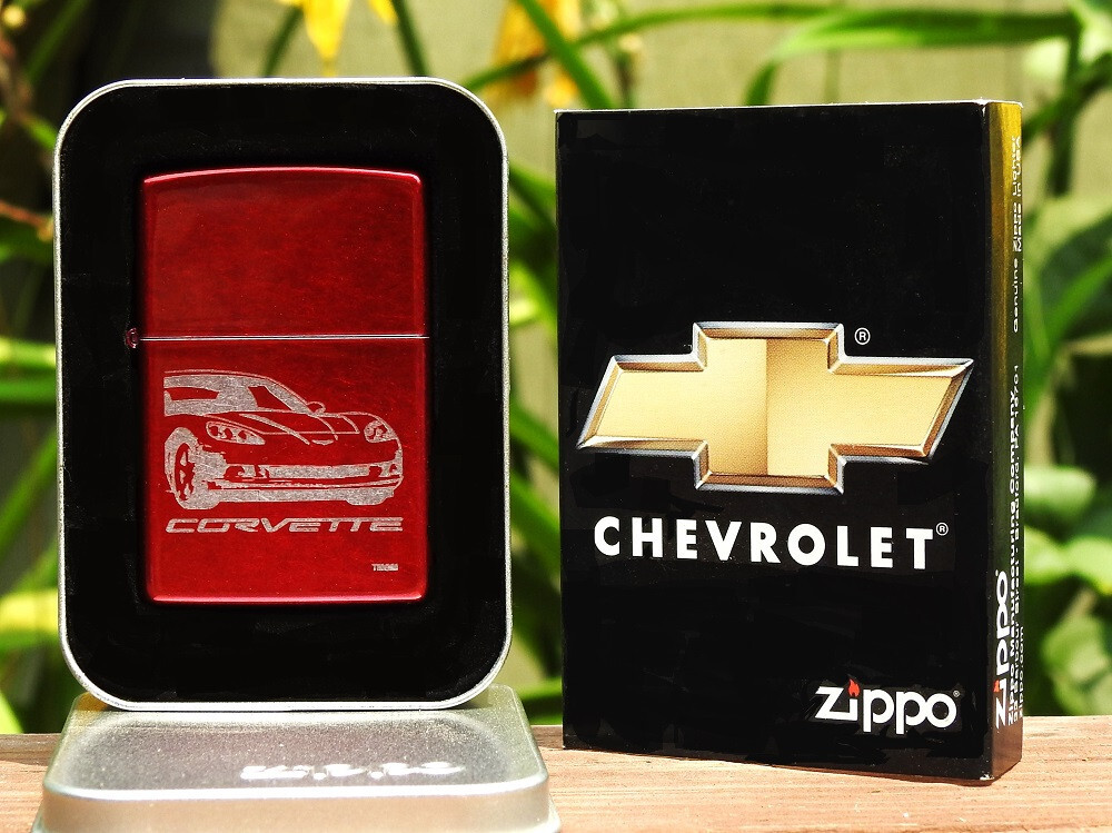 Zippo ライター Corvette  未使用（2個セット） Zippo Lighter - Chevy Corvette - Chevrolet - C6 - Z16 - Z06