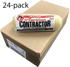 Wooster 9" American Contractor 3/4" Nap 24-Pack Roller Cover - R564-9-24PK