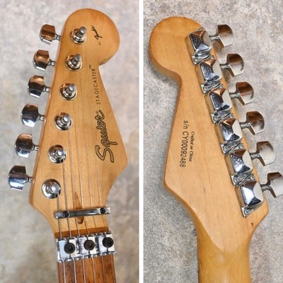 ギター squier stagecaster Squier Stagecaster STG-38F Electric Guitar SSH 24F Floyd Rose