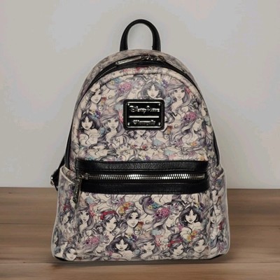 Loungefly OG Disney Parks Princesses Sketch AOP Backpack  display picture 3