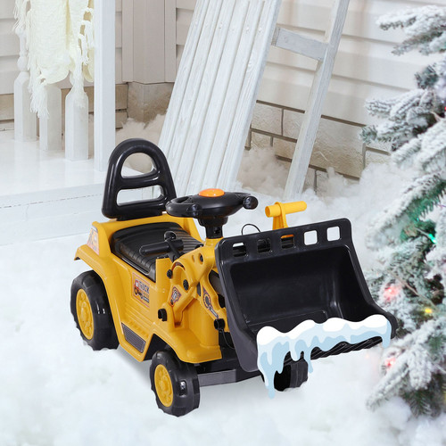HOMCOM 3 in 1 Toddler Ride On Toy Digger - Picture 7 of 9
