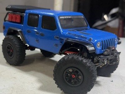 Axial SCX 24 Jeep Gladiator Blue With Upgrades!