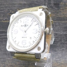 Bell & Ross BR03-92-SC Aviation Date S.S Men's Wrist Watch #1330B