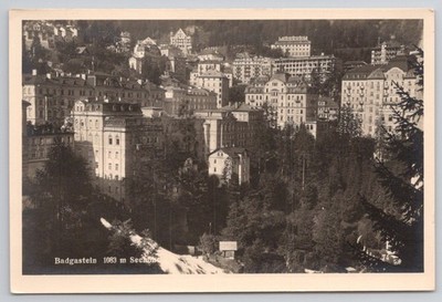 Badgastein Austria Postcard - Alpine Resort & Waterfall - Echte Fotografie