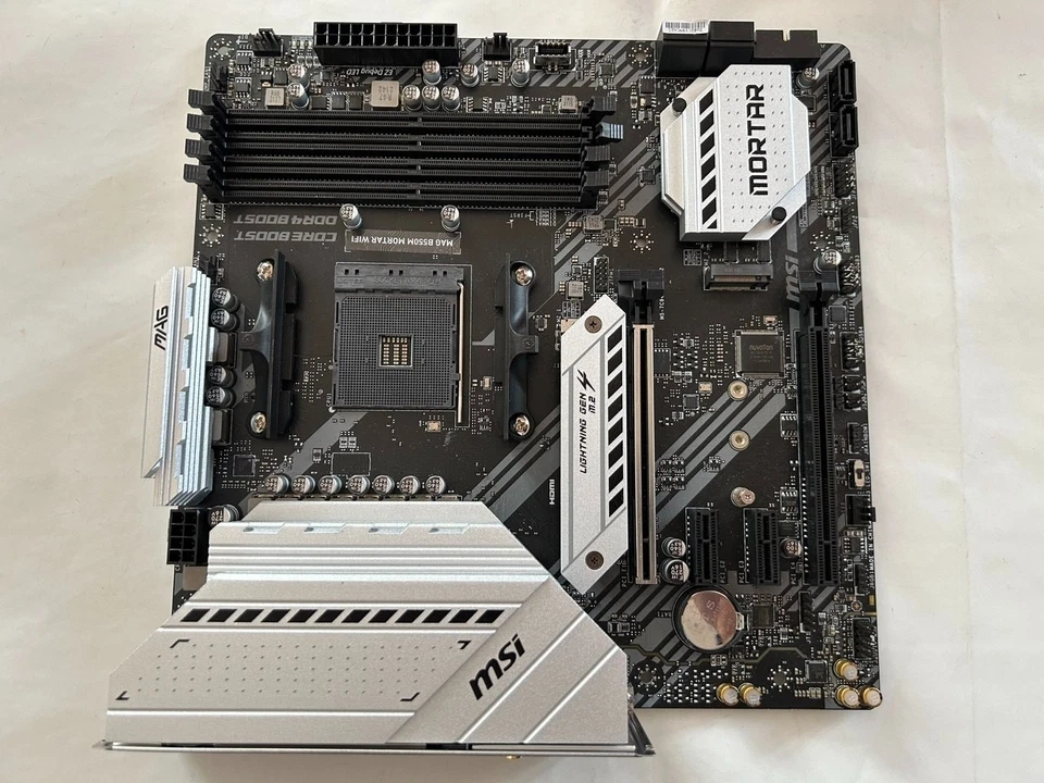 🟢 MSI B550M MORTAR WIFI M-ATX Socket AM4 AMD per CPU RYZEN 3XXX-4XXX-5XXX - Immagine 2 di 4