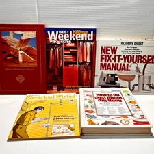 Handyman Club Of America Woodworking Projects, DIY  Readers Digest Manual Lot 5