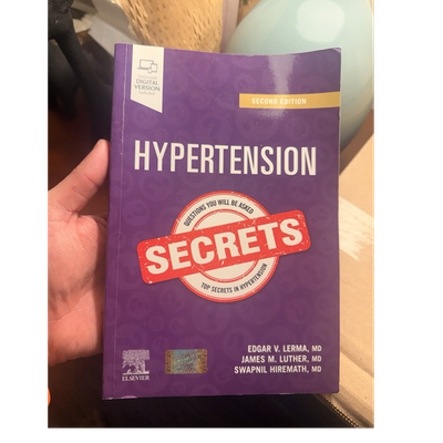 #ad Elsevier Hypertension Secrets 2nd Ed Paperback 2014 Enhanced Digital Lerma $15.00