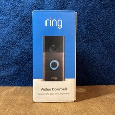 Ring Video Doorbell 2nd Gen Venetian Bronze Wireless Rechargeable Battery