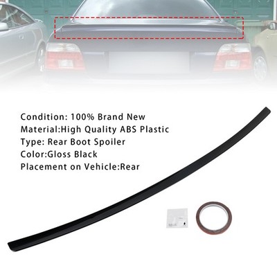 Gloss Black Rear Boot Spoiler For BMW 5 Series E39 Sedan 525i 530i M5 97-2003