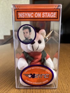 Nsync Chris ,  Plush Teddy Bear Collectible Limited Edition Rare Bear 2000