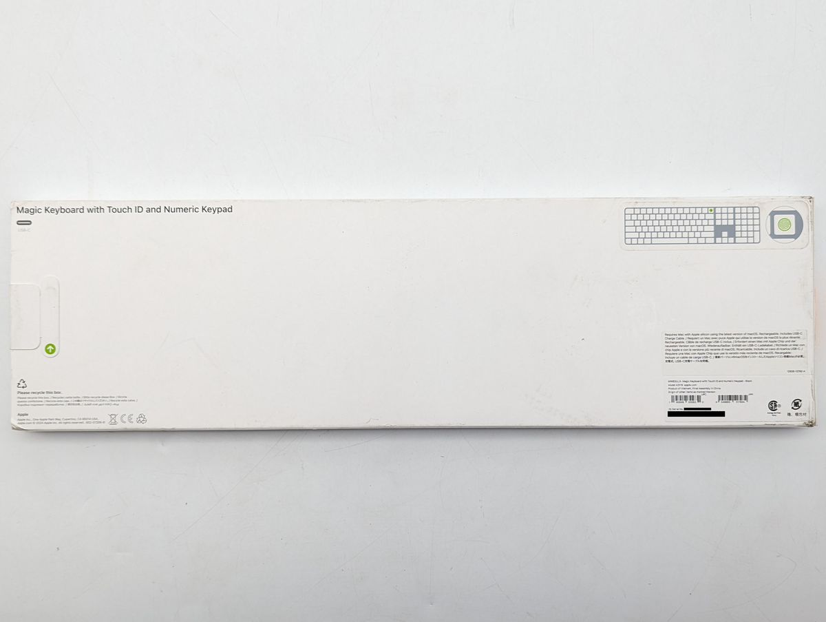 Apple Magic Keyboard with Touch ID and Numeric Keypad