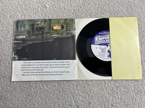 1980 Star Wars The Empire Strikes Back 24 Page Read Along Book and Record - Picture 3 of 4